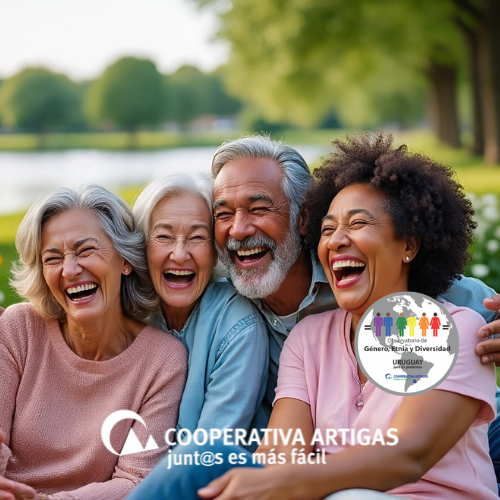 Desde el Observatorio de Género, Etnia y Diversidad de Cooperativa Artigas reafirmamos nuestro compromiso con una sociedad más igualitaria para todas las edades, promoviendo que nuestras vejeces sean activas, respetadas y valoradas.